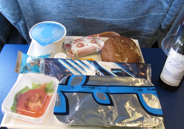 写真・機内食
