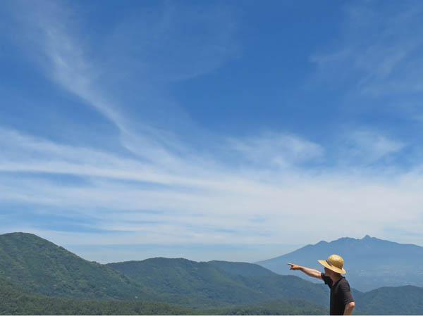 photo：青木鉱泉・韮崎への林道で