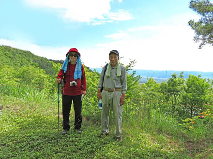 photo：パワーポイントでバッタリ会う：地附山
