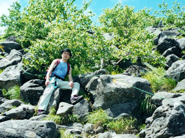 photo ：もうすぐ山頂：蓼科山