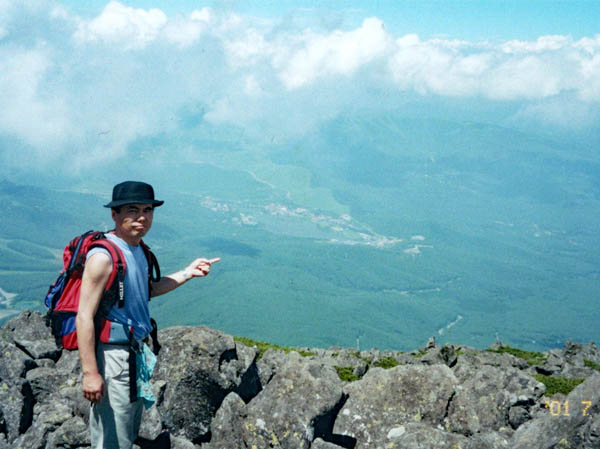 photo ：白樺湖が見えるよ：蓼科山