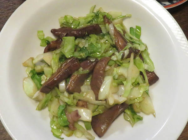 ハンノキイグチ料理：地附山