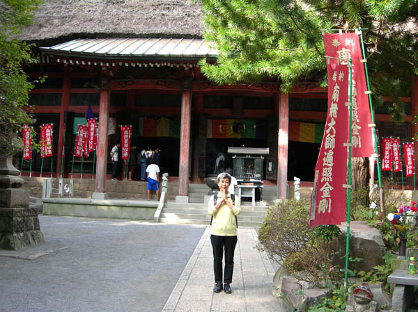 photo：日向薬師にお参りして