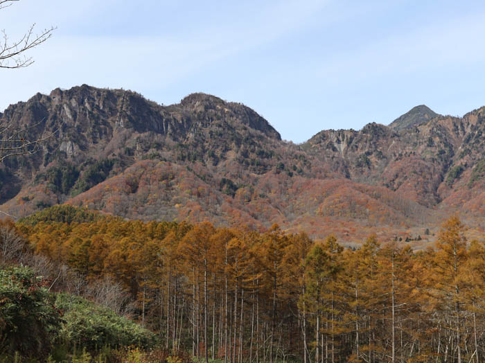 戸隠山,高妻山：戸隠高原から
