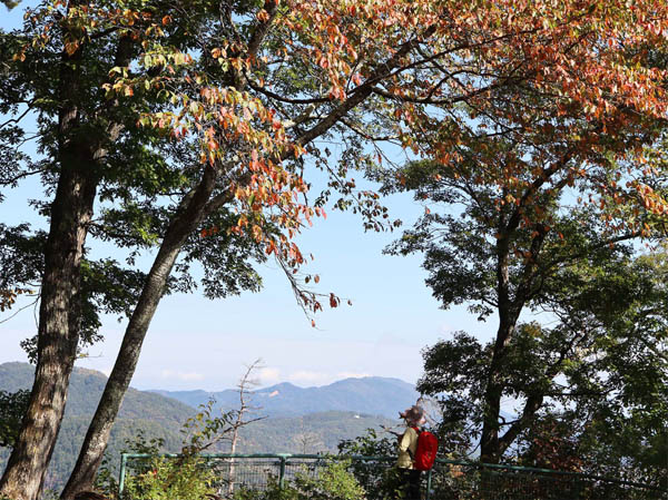 photo：地附山が見える（中央手前）：旭山