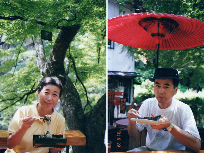 photo：渓流を眺めながら昼食：昇仙峡
