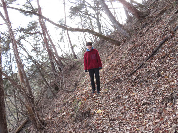 photo：踏み外したら大変：葛山