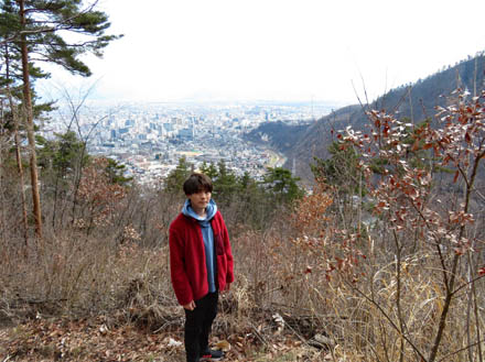 photo：頼朝山山頂下から旭山方面：頼朝山