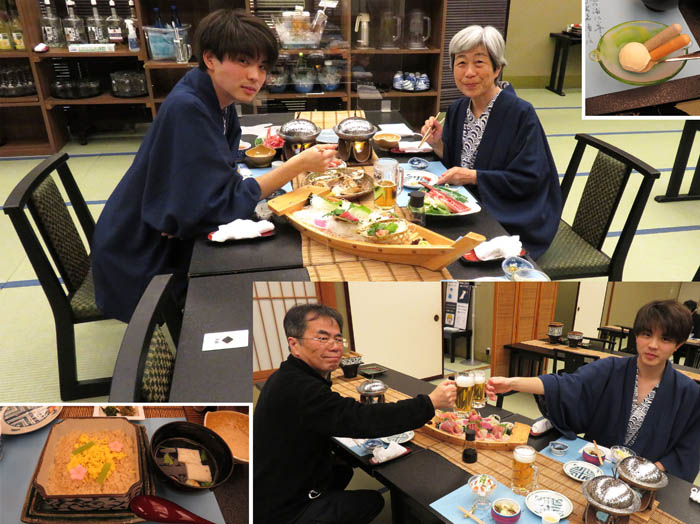 photo：夕食は海の幸を堪能：氷見温泉