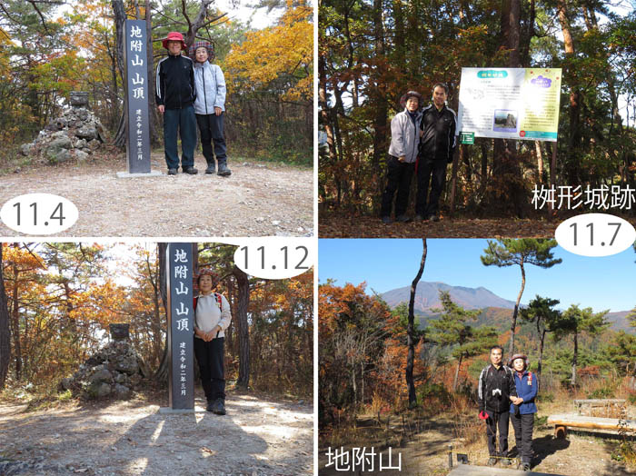 photo：山頂での定点撮影：地附山