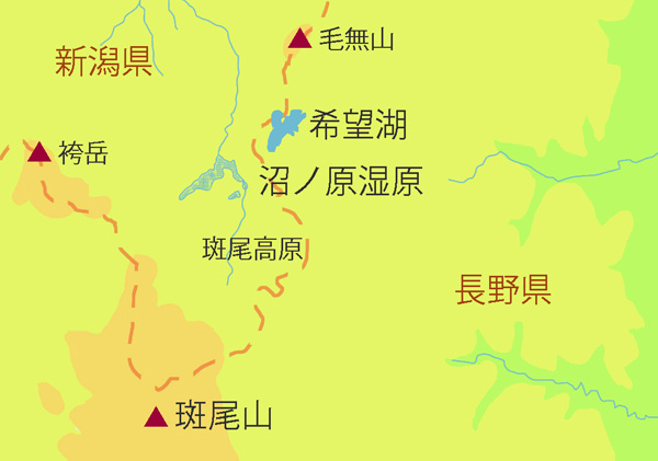 地図・斑尾高原