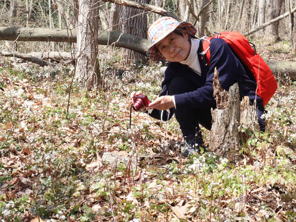 photo：踏まないように端からそっと撮影：髻山