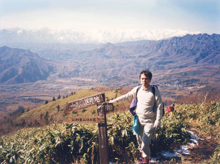 写真6北アルプスが見える19971102：飯縄山