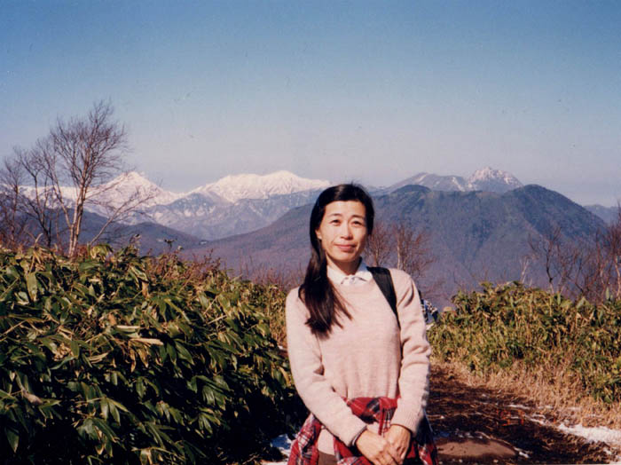 写真7山頂から頸城三山と黒姫山19971102：飯縄山