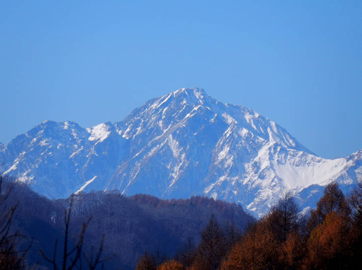 写真13五竜岳：陣馬平山