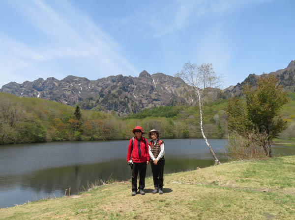 photo：鏡池と戸隠西岳：戸隠