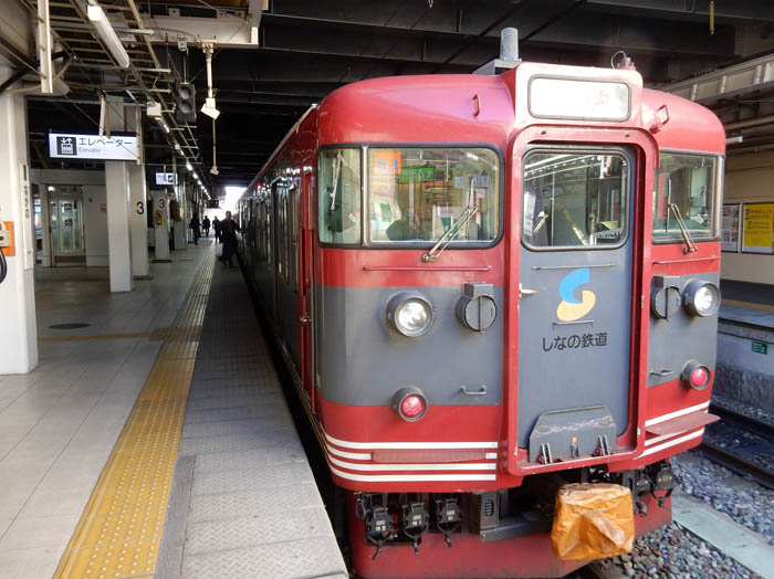 写真3しなの鉄道に乗って