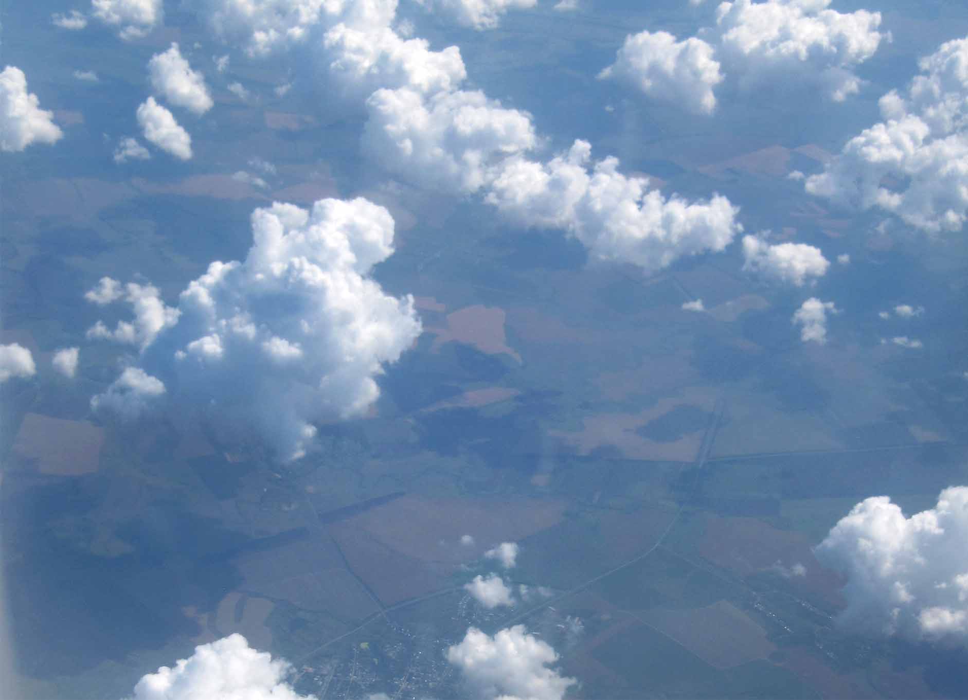 写真・シベリア上空