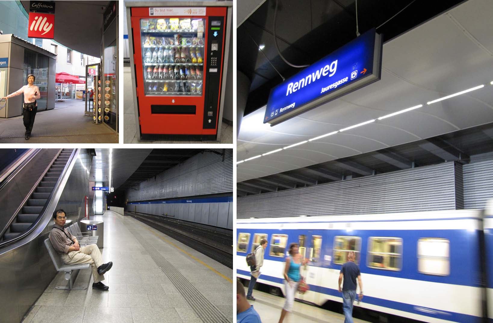 写真・「Rennweg」というSバーンの駅2