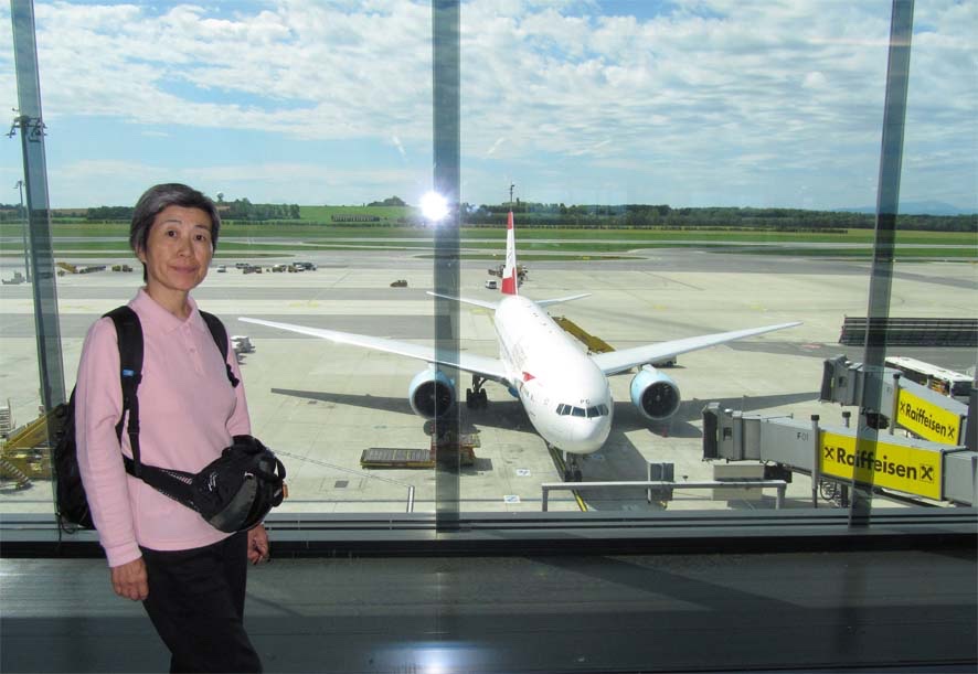 写真・ウィーンの空港