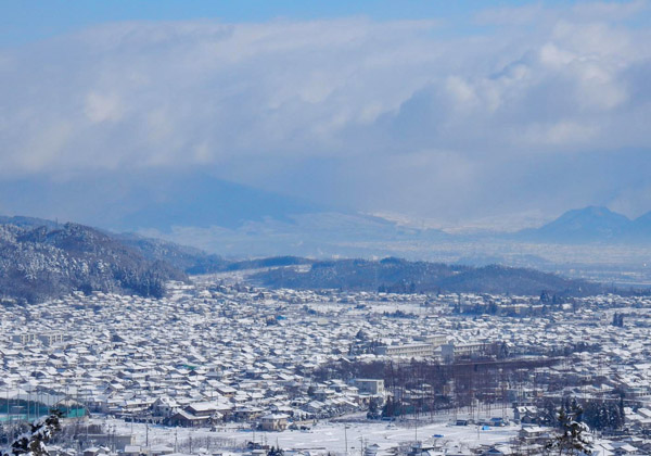写真・長野市内北方面