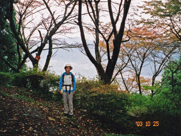 photo：相模湖が見おろせる：石老山