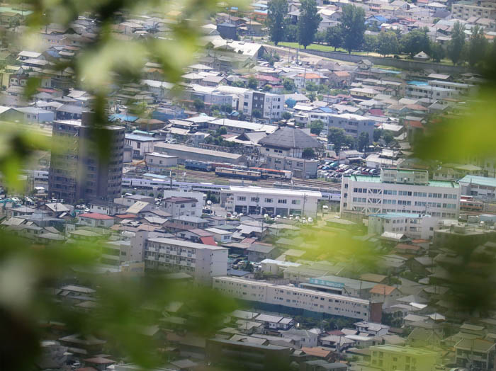 photo：JR長野車両センター：地附山から