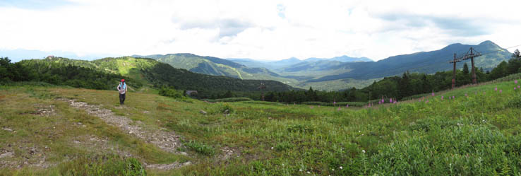 photo：寺小屋ゲレンデを歩く
