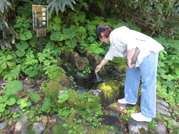 photo：赤倉清水冷たいよ：妙高高原