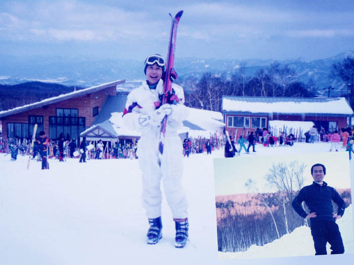 写真3人がいっぱい八千穂高原スキー場