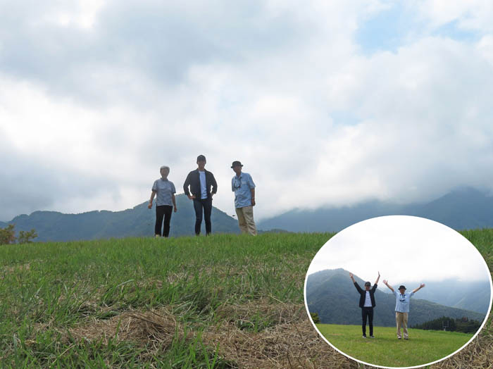 photo：皆神山のてっぺんで：皆神山