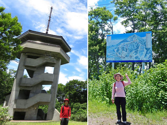 photo10小毛無山頂、ゲレンデマップ