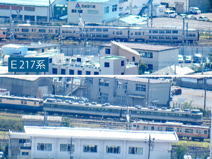 photo：E217系.E233系,189系：地附山から