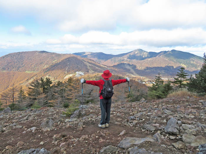 photo4高峯山、三方ヶ峰、篭ノ登山、水ノ塔山：黒斑山