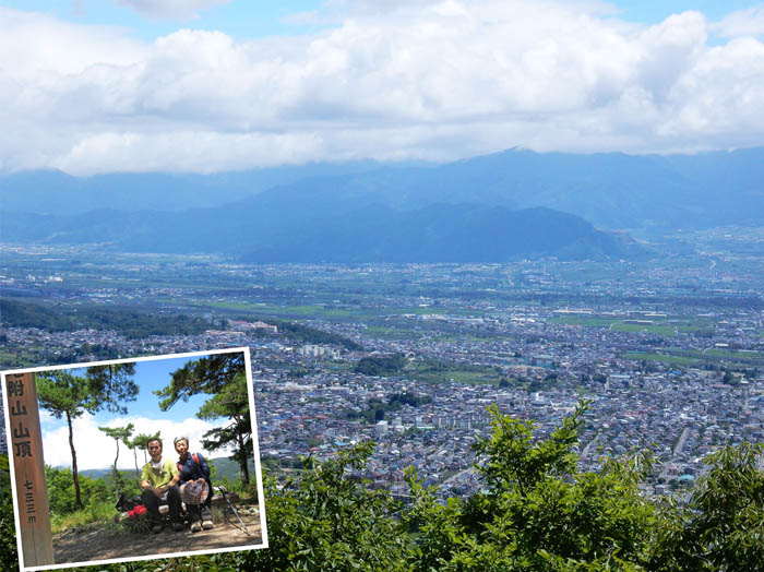 photo8遠く小布施、雁田山を見る：地附山