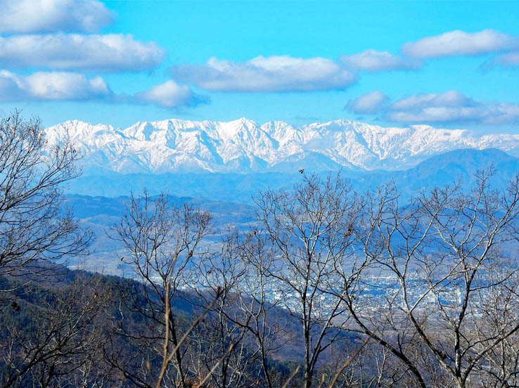 photo14ノロシ山の肩から北アルプス