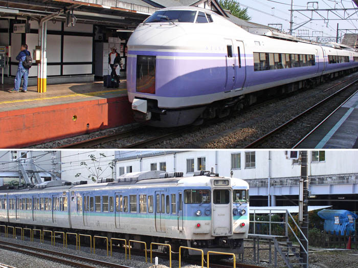 photo：当時の中央線電車：扇山