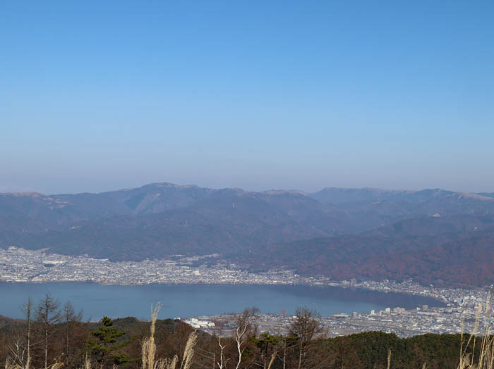 鉢伏山、美ヶ原、諏訪湖：守屋山から