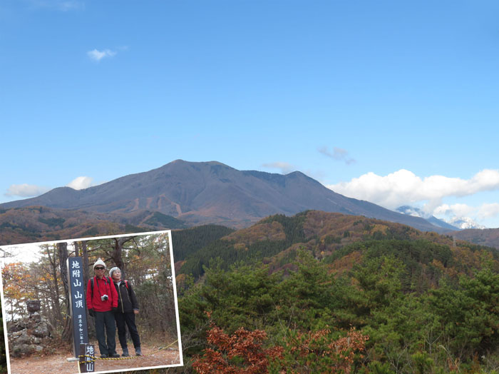 photo：青空に映える飯縄山：地附山