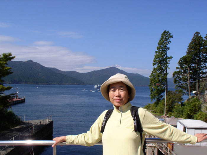 photo：芦ノ湖畔：屏風山