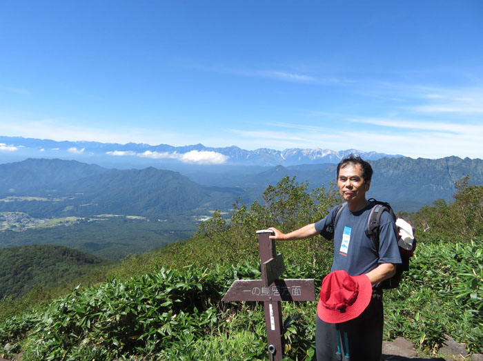 写真8西登山道分岐