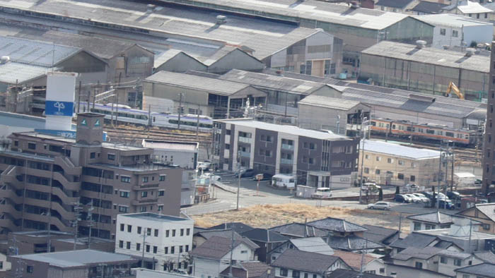 飯縄山：地附山から
