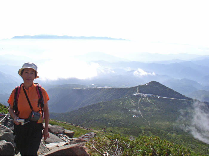 photo19登山口と三笠山を見る
