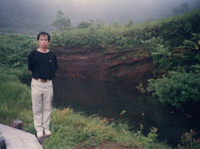 photo8泥炭の層が露出している