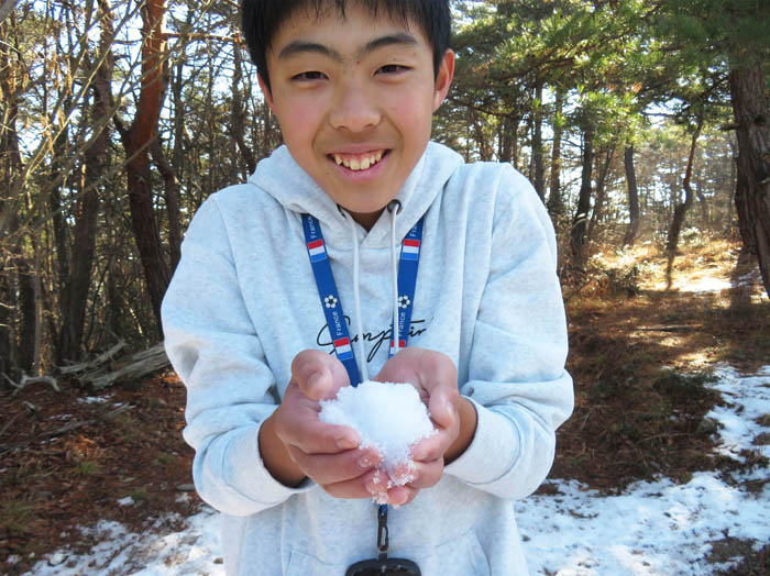 photo：雪が柔らかい：地附山