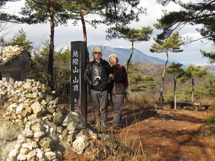 photo：山頂にて：地附山