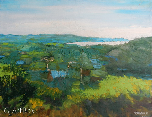油絵・三浦海岸