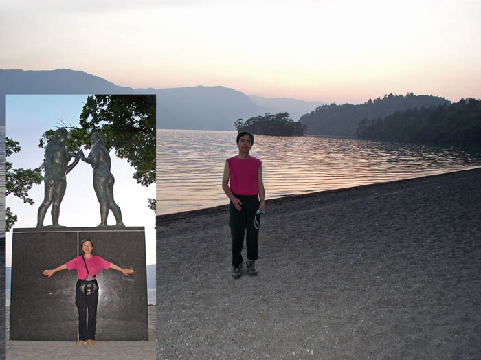 27十和田湖　乙女の像