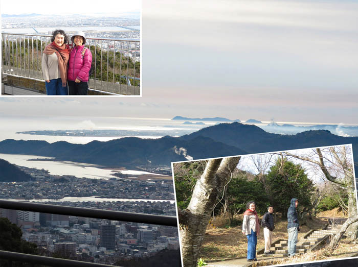 photo：土小屋への道から山頂方面を見る：石鎚山
