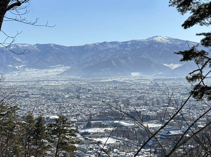 観音山から長野盆地